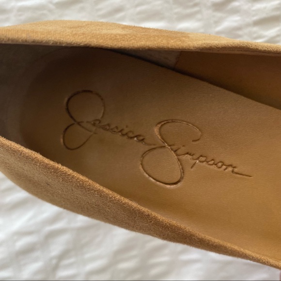 Jessica Simpson Callie Pumps/Heels/Stilettos in faux tobacco brown suede - BNWT - Picture 3 of 6